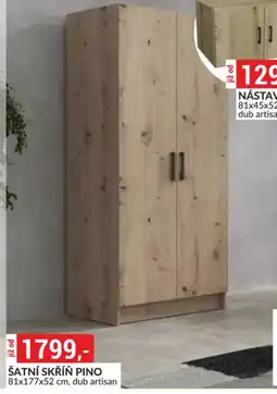 Baumax Šatní skříň pino , dub artisan nabídka