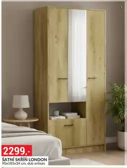 Baumax Šatní skříň london , dub artisan nabídka