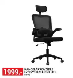 Baumax Kancelářská židle lvn system ergo lite černá nabídka