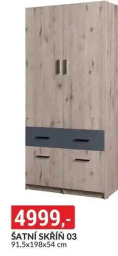 Baumax Šatní skříň 03 nabídka
