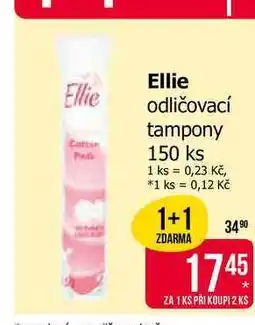 Teta Ellie odličovací tampony 150 ks nabídka