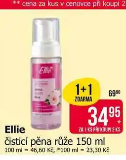 Teta Ellie čisticí pěna růže nabídka