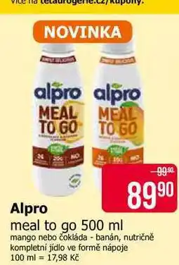 Teta Alpro meal to go nabídka