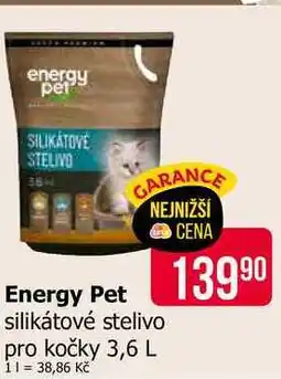 Teta Energy Pet silikátové stelivo pro kočky nabídka