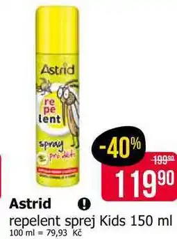 Teta Astrid repelent sprej Kids nabídka