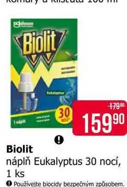 Teta Biolit náplň Eukalyptus 30 nocí, 1 ks nabídka