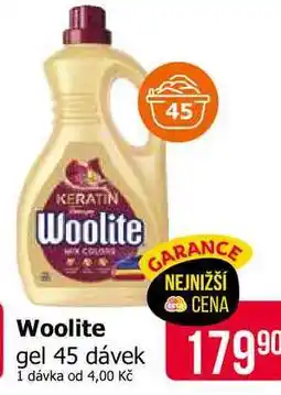 Teta Woolite gel 45 dávek nabídka