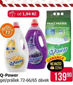 Teta Q-Power gel/prášek 72-66/65 dávek nabídka