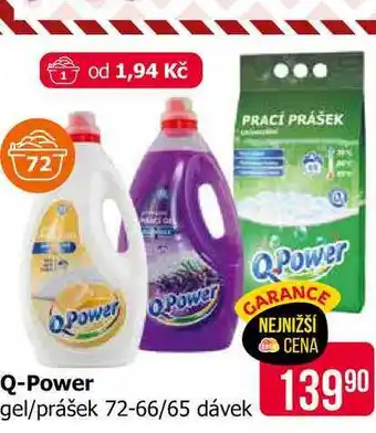 Teta Q-Power gel/prášek 72-66/65 dávek nabídka
