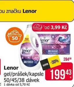 Teta Lenor gel/prášek/kapsle 50/45/38 dávek nabídka