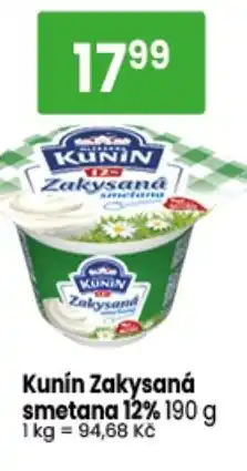 TEMPO Kunín Zakysaná smetana 12% nabídka