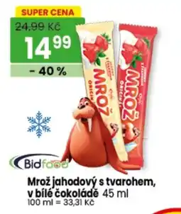 TEMPO Mrož jahodový s tvarohem, v bílé čokoládě nabídka