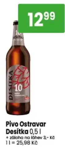 TEMPO Pivo Ostravar Desítka nabídka