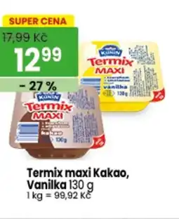 TEMPO Termix maxi Kakao, Vanilka nabídka