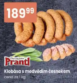 TEMPO Klobása s medvědím česnekem nabídka