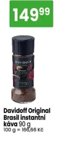 TEMPO Davidoff Original Brasil instantní káva nabídka