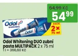 TEMPO Odol Whitening DUO zubní pasta MULTIPACK nabídka