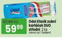 TEMPO Odol Klasik zubní kartáček DUO stredni nabídka