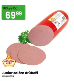 TEMPO Junior salám drůbeží nabídka