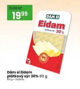 TEMPO Dám si Eidam plátkový sýr 30% nabídka