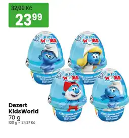 TEMPO Dezert KidsWorld nabídka