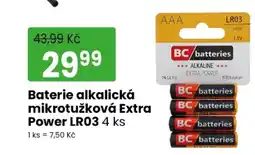 TEMPO Baterie alkalická mikrotužková Extra Power LR03 nabídka