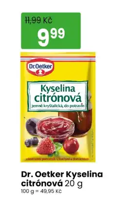 TEMPO Dr. Oetker Kyselina citrónová nabídka