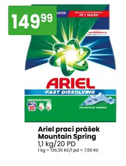 TEMPO Ariel prací prášek Mountain Spring nabídka