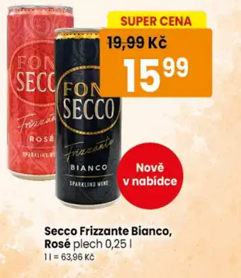 Secco Frizzante Bianco, Rosé