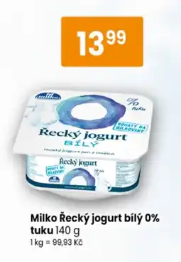 TEMPO Milko Řecký jogurt bílý 0% tuku nabídka