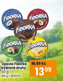 TEMPO Opavia Fidorka nabídka