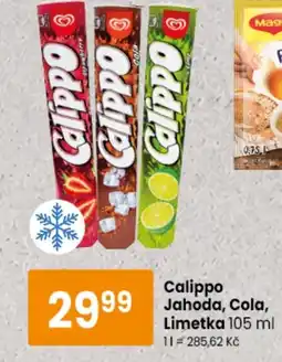 TEMPO Calippo Jahoda, Cola, Limetka nabídka