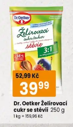 TEMPO Dr. Oetker Želírovací cukr se stévií nabídka