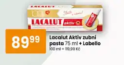 TEMPO Lacalut Aktiv zubní pasta + Labello nabídka