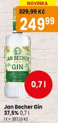 TEMPO Jan Becher Gin 37,5% nabídka