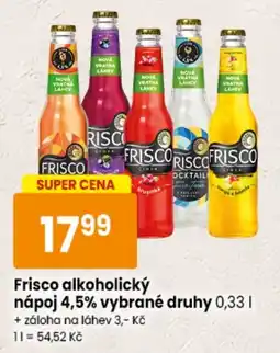 TEMPO Frisco alkoholický nápoj 4,5% nabídka