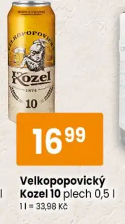 TEMPO Velkopopovický Kozel 10 nabídka
