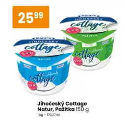 TEMPO Madeta Jihočeský Cottage Natur, Pažitka nabídka