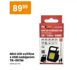 TEMPO Mini LED svítilna s USB nabíjením TR-007M nabídka