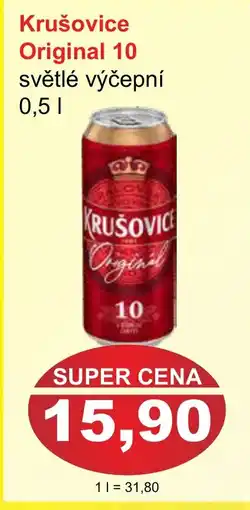 PLUS JIP Krušovice Original 10 nabídka