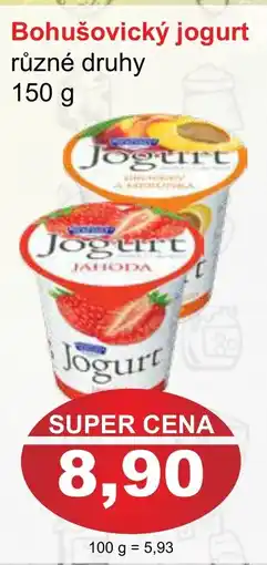 PLUS JIP Bohušovický jogurt nabídka