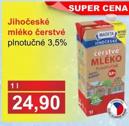 PLUS JIP Jihočeské mléko čerstvé plnotučné 3,5% nabídka