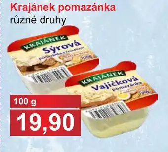 PLUS JIP Krajánek pomazánka nabídka