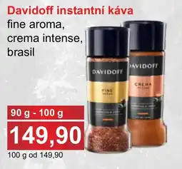 PLUS JIP Davidoff instantní káva nabídka