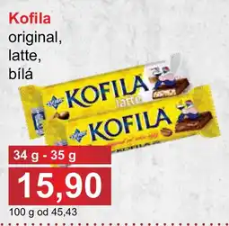PLUS JIP Kofila original, latte, bílá nabídka