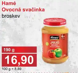 PLUS JIP Hamé Ovocná svačinka nabídka