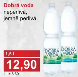 PLUS JIP Dobrá voda neperlivá, jemně perlivá nabídka