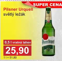 PLUS JIP Pilsner Urquell nabídka