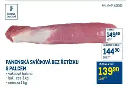 Makro Panenská svíčková bez řetízku s palcem nabídka