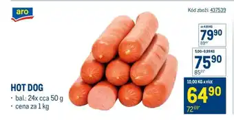 Makro Hot Dog nabídka